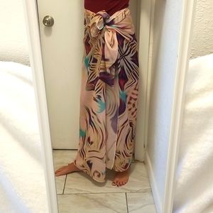 CHIFFON SCARF Multi-use 55"×55" OS, NWOT